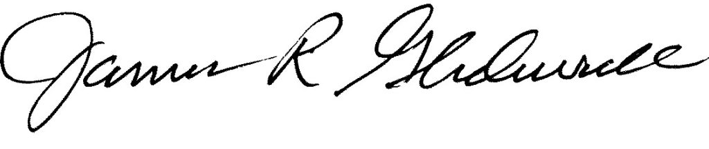James R. Glidewell Signature