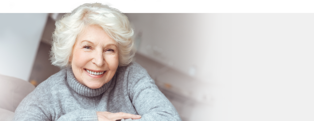 Lady with folding arms