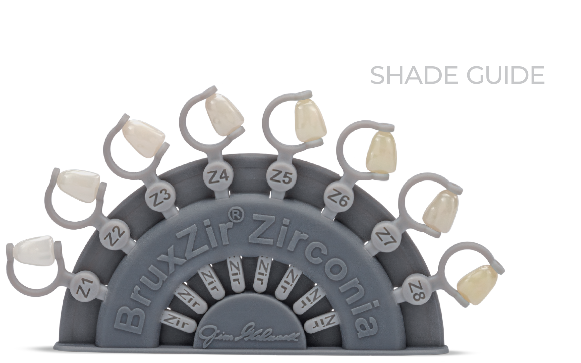 BruxZir Shade Guide